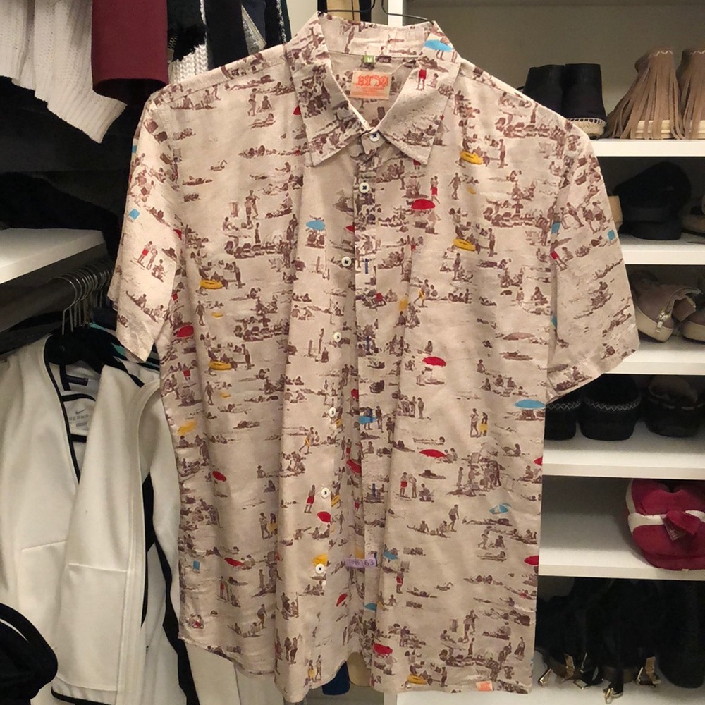 Surfers button down
